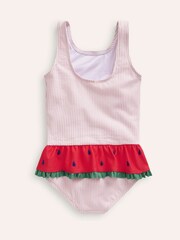 Boden Pink Watermelon Peplum Swimsuit - Image 2 of 4