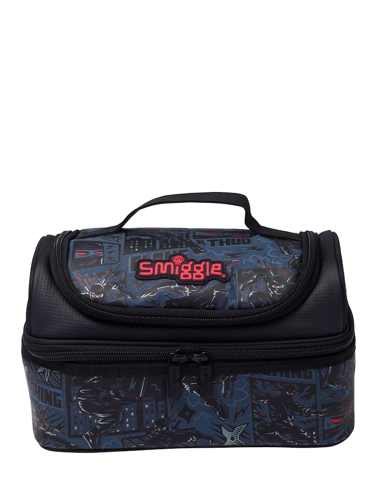 أسود - Smiggle Realm Double Decker Lunchbox - صورة 1 من 2