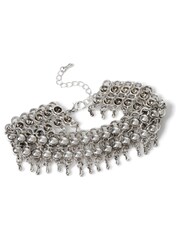 Aela Silver Tone Beaded Drape Anklet - Image 2 of 3