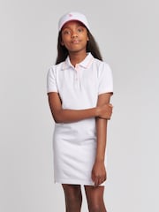 U.S. Polo Assn. White Girls Polo Dress - Image 1 of 6