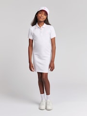 U.S. Polo Assn. White Girls Polo Dress - Image 2 of 6