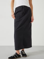 Hush Black 100% Cotton Kristen Cargo Maxi Skirt - Image 2 of 5