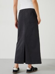 Hush Black 100% Cotton Kristen Cargo Maxi Skirt - Image 3 of 5