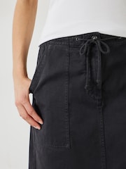 Hush Black 100% Cotton Kristen Cargo Maxi Skirt - Image 4 of 5