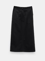 Hush Black 100% Cotton Kristen Cargo Maxi Skirt - Image 5 of 5