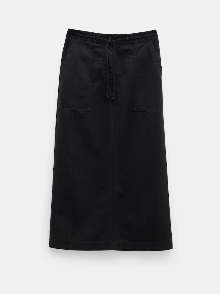Hush Black 100% Cotton Kristen Cargo Maxi Skirt - Image 5 of 5