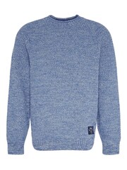 Barbour® Blue Staithes Relaxed Fit Textured Crew Neck Jumper - Image 7 of 7