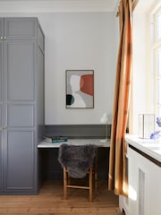 Paper Collective Grey Balance 01 Framed Wall Art Print in Dark Oak Frame - Image 4 of 4