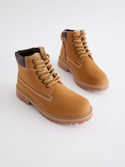 Tan Brown Wide Fit (G) Leather Work Boots - Image 1 of 5