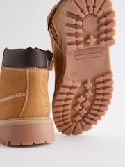 Tan Brown Wide Fit (G) Leather Work Boots - Image 4 of 5