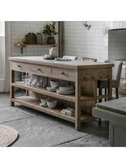 Gallery Home Natural Eastfield Kitchen Island Cabinets - Image 12 of 13
