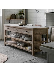 Gallery Home Natural Eastfield Kitchen Island Cabinets - Image 2 of 9