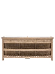 Gallery Home Natural Eastfield Kitchen Island Cabinets - Image 7 of 9