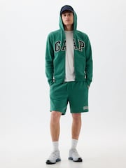 Dunkelgrün - Gap Kapuzenjacke mit Reißverschluss und Logo - Bild 1 von 1