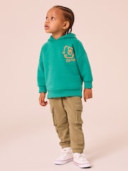 Green/Tan Utility Hoodie and Carpenter Joggers Set (3mths-7yrs) - Image 1 of 8