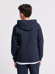 Синий - Jack Wills Boys Batsford 100% Cotton Hoodie - Изображение 4 из 7