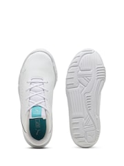 Puma White Kids Mercedes AMG Petronas Formula 1 Drift Cat Decima Unisex Motorsport Shoes - Image 4 of 6