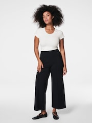 SPANXsupersmooth™ Perfect Fit Ponte Cropped Wide Leg Pants - Image 1 of 13