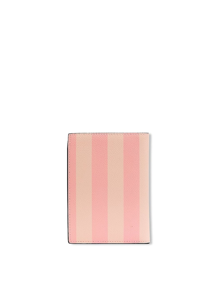 Victoria's Secret Iconic Stripe Pink Passport Holder - Image 2 of 2