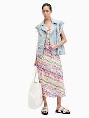 AllSaints Bryony Melissa White Dress - Image 3 of 6