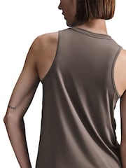 Nike Taupe Brown One Classic Dri-FIT Tank Top - Image 4 of 6