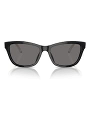 Emporio Armani Ea4227U Cat Eye Polarised Black Sunglasses - Image 1 of 5