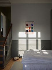 Paper Collective Cream Nine Moods Framed Wall Art Print in Dark Oak Frame - Image 4 of 4