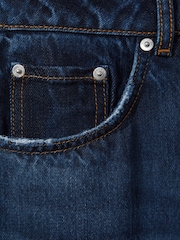 Reiss Dark Blue Lyle Petite Lightweight Viscose Blend Relaxed Jeans - Image 5 of 6