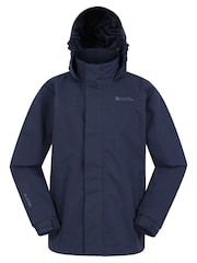 Mountain Warehouse Blue Kids Solar Waterproof Jacket - Image 1 of 5