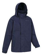 Mountain Warehouse Blue Kids Solar Waterproof Jacket - Image 2 of 5