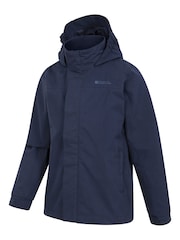 Mountain Warehouse Blue Kids Solar Waterproof Jacket - Image 3 of 5