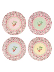 Cath Kidston Green Strawberry 12 Piece Melamine Picnic Set - Image 2 of 3
