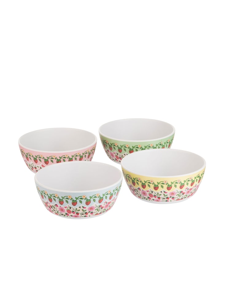 Cath Kidston Green Strawberry 12 Piece Melamine Picnic Set - Image 3 of 3