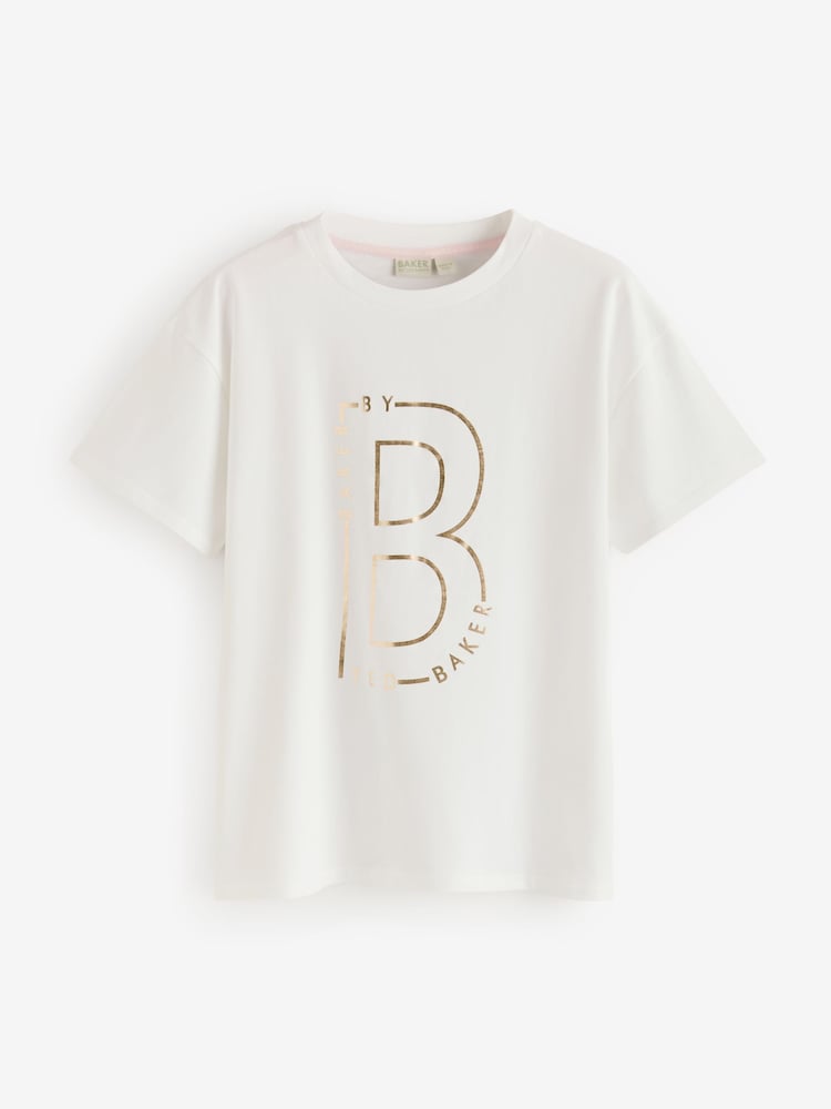 Baker By Ted Baker Oversized Graphic Print T-Shirts 3 Pack - Image 2 of 7