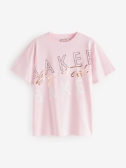 Baker By Ted Baker Oversized Graphic Print T-Shirts 3 Pack - Image 4 of 7