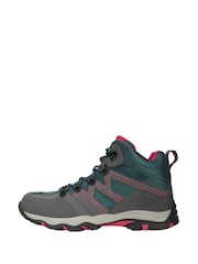 Mountain Warehouse Blue Kids Oscar Walking Boots - Image 2 of 6