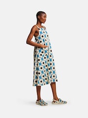 Regatta Blue Orla Kiely II 100% Cotton Sun Dress - Image 3 of 7