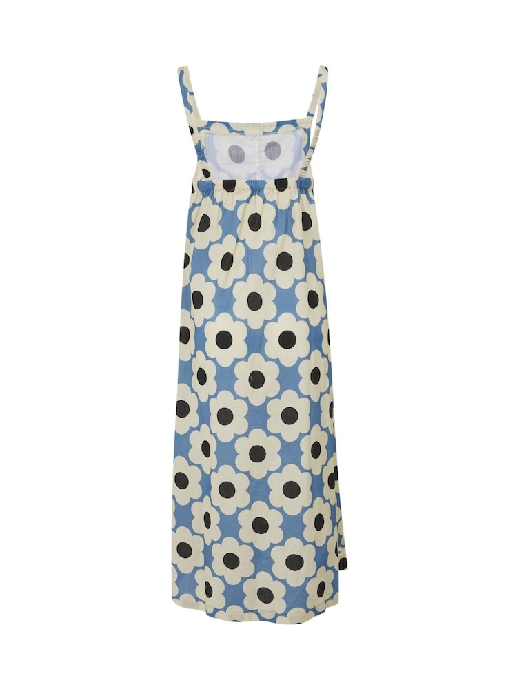 Regatta Blue Orla Kiely II 100% Cotton Sun Dress - Image 6 of 7