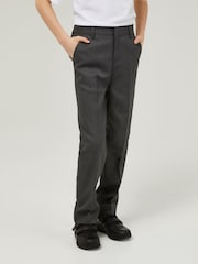 Trutex Boys Regular Leg Grey 2 Pack School Trousers - Image 3 of 5