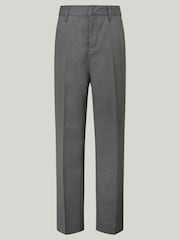 Trutex Boys Regular Leg Grey 2 Pack School Trousers - Image 4 of 5