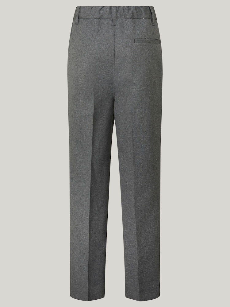 Trutex Boys Regular Leg Grey 2 Pack School Trousers - Image 5 of 5