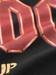 Noir ACDC - Ajustement régulier - T-shirt imprimé graphique Band - Image 7 de 7