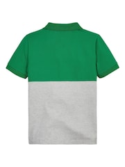 zelena - Tommy Hilfiger z izrazitim barvnim vzorcem Polo Top - Slika 2 iz 2