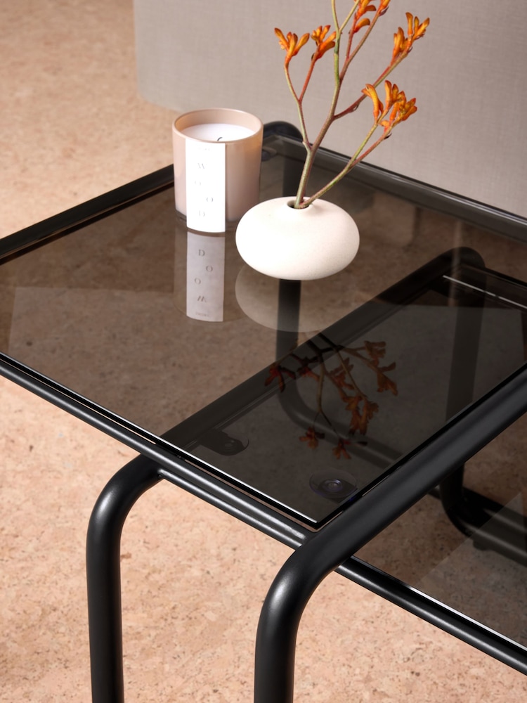 MADE.COM Black Dunston Nest of Tables - Image 2 of 3