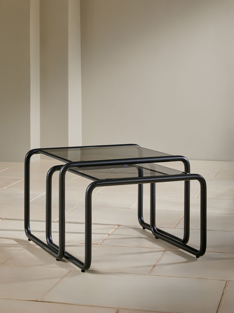 MADE.COM Black Dunston Nest of Tables - Image 3 of 3