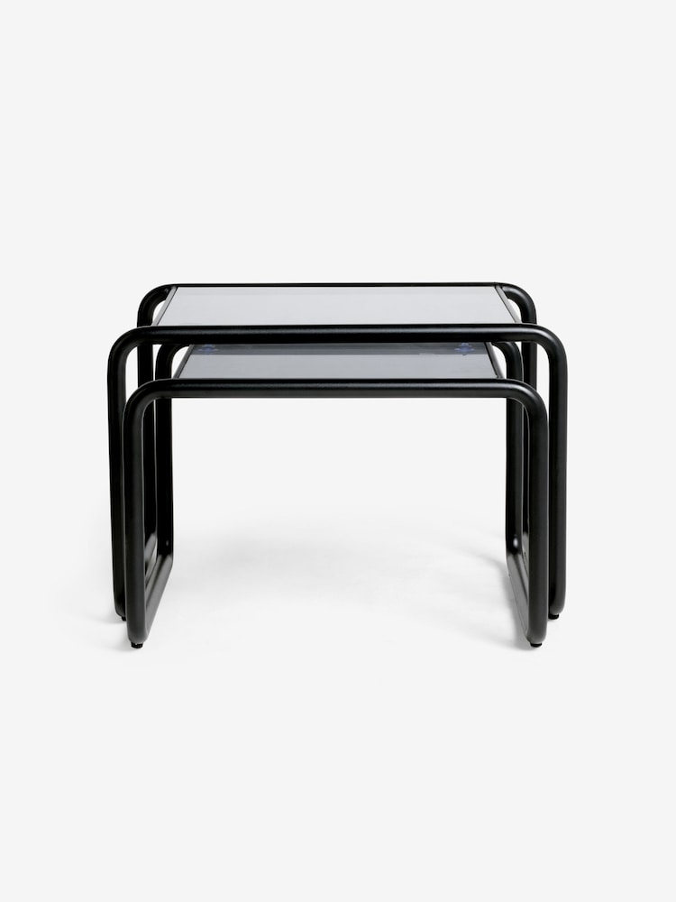 MADE.COM Black Dunston Nest of Tables - Image 5 of 5