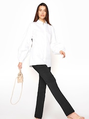 Long Tall Sally Black Stretch Bootcut Trousers - Image 4 of 4