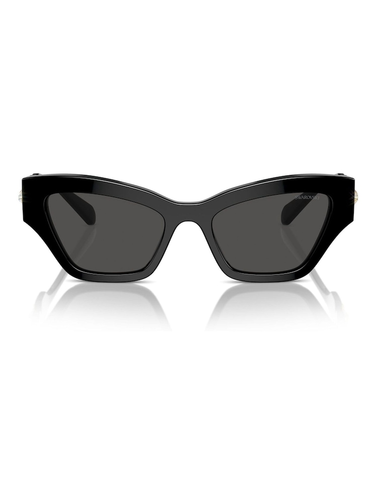 Swarovski Black Sk6021 Irregular Sunglasses - Image 1 of 5