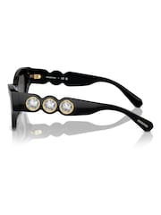 Swarovski Black Sk6021 Irregular Sunglasses - Image 4 of 5