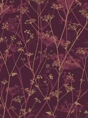 Clarissa Hulse Pink Wild Chervil Wallpaper - Image 2 of 3